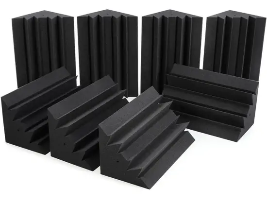 Auralex LENRD 1x1x2 foot Studiofoam Bass Trap - Charcoal (8-pack)