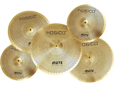 Mosico Mute Low Volume Practice Cymbal Set