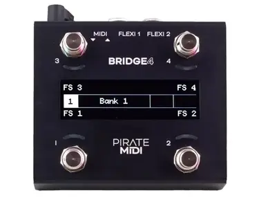 Pirate Midi Bridge 4 Midi Foot Controller