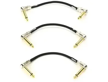 Boss BPC-4-3 Patch Cable - 4 inch (3-pack)