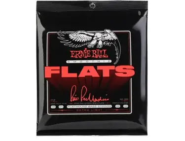 Ernie Ball Pino Palladino Signature Smoothie Flats Bass Guitar Strings - .038-.098 Extra Light