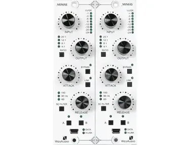 WesAudio _MIMAS Gemini Stereo Pair 500 Series Compressor