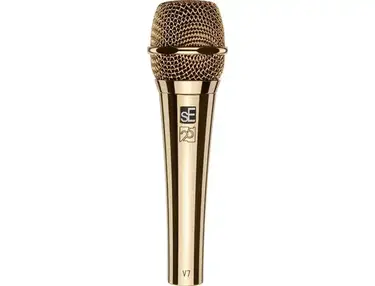 sE Electronics V7 Gold Dynamic Supercardioid Handheld Vocal Microphone