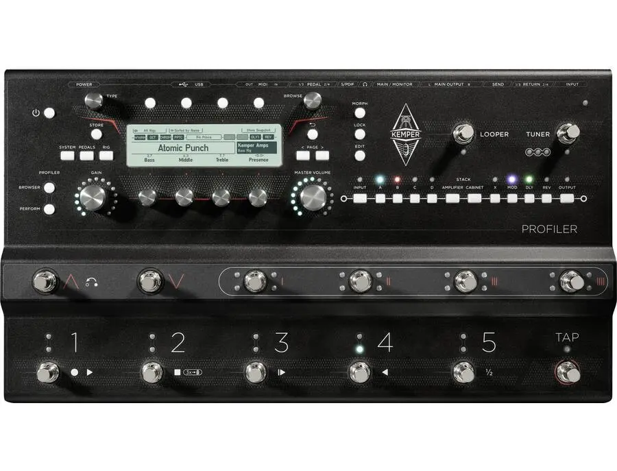 Kemper Profiler Stage MK2 — Multi-Effects Pedal | Equipboard Kemper Profiler Stage MK2 — Multi-Effects Pedal | Equipboard