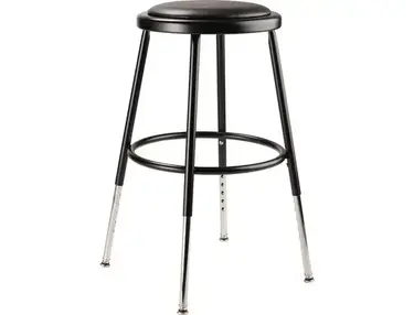 National Public Seating 6418H-10 Padded Stool