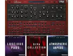 u-he Diva Tom Wolfe Virtual Synthesizer and Sound Bank Bundle