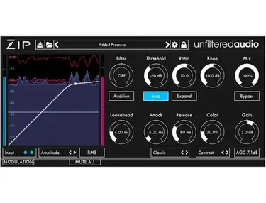 Unfiltered Audio (Plugin Alliance) Zip Compressor Plug-in