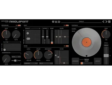 Unfiltered Audio (Plugin Alliance) Needlepoint Vinyl Emulation Plug-in