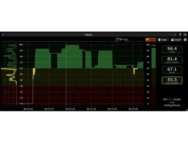 NUGEN Audio DialogCheck Speech Clarity Meter Plug-in