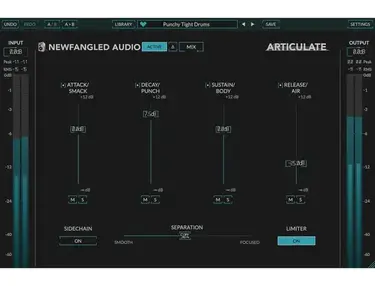 Newfangled Audio Articulate Envelope Shaper Plug-in