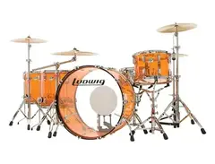 Ludwig Amber Vistalite Drumkit