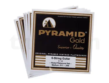Pyramid Gold Flatwound 011-048