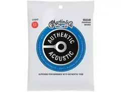 Martin MA540 SP Phosphor Bronze Light Authentic Acoustic Guitar Strings