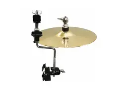 Weiss Hi-Hat Cymbals 10" with Marching Snare Hi-Hat Attachment