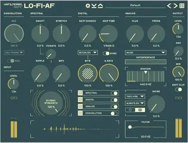 Unfiltered Audio (Plugin Alliance) LO-FI-AF Plug-in