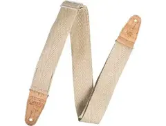 Levy's MH8P 2 inch Wide Hemp Guitar Strap Natural main image