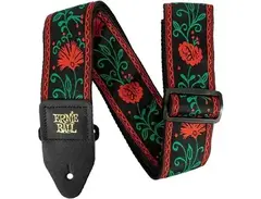 Ernie Ball Jacquard Polypro Guitar Strap Western Rose