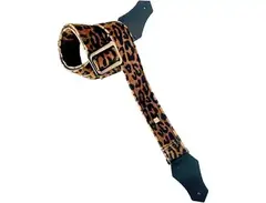 Get'm Get'm Dark Leopard Signature Guitar Strap  2 in.