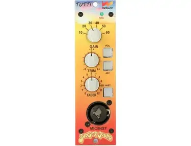 Wolff Audio Tutti 500 Series Microphone/Instrument Preamp