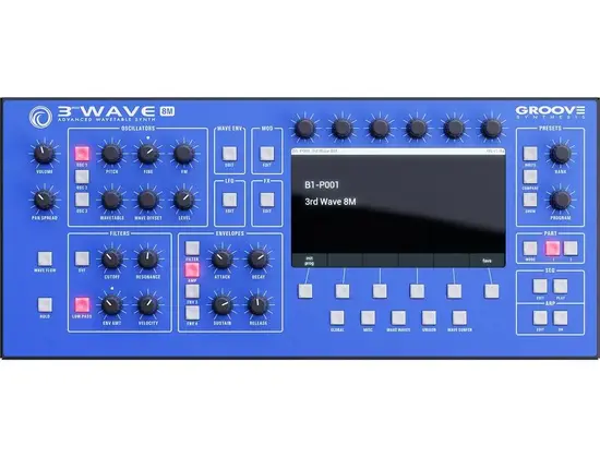 Groove Synthesis 3rd Wave 8M 8-voice Desktop Synthesizer Module
