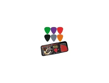 Snarling Dogs Brain Guitar Picks and Tin Box 1 Dozen .88 mm