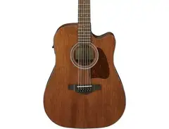 Ibanez AW5412CE-OPN 12-String Acoustic-Electric Guitar Satin Natural