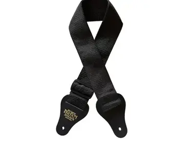 Fort Bryan Black Guitar Strap