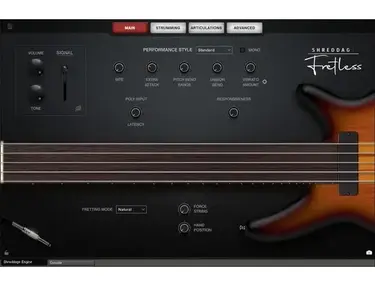 Impact Soundworks Shreddage 3 Fretless Bass Virtual Instrument