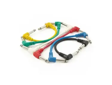 Gear4music Jack patch cables, 15mm