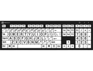 LogicKeyboard NERO Large Print Slimline Keyboard
