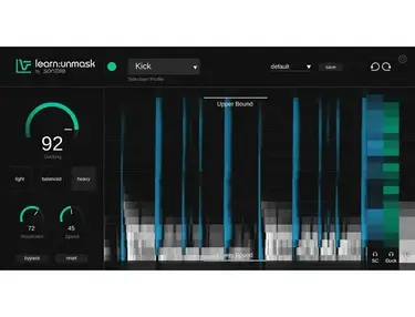 Sonible learn:unmask Spectral Ducking Plug-in