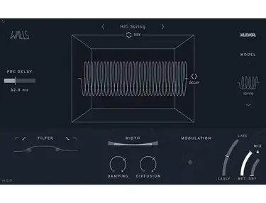 Klevgrand Walls Experimental Reverb Plug-in