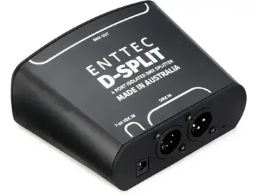 ENTTEC D-Split 4-port Isolated DMX Splitter