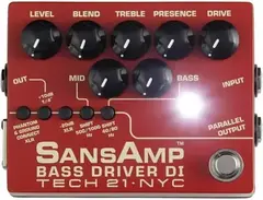 Tech 21 Sansamp Bass Driver & DI Vermillion Red Limited Edition main image