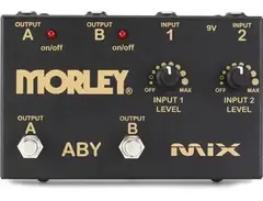 Morley Gold Series ABY MIX 2-button Switcher/Mixer Pedal
