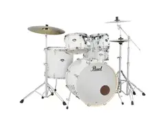 Pearl Export Standard 5-Piece Drum Set with Hardware Pure White main image
