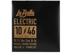 La Bella HRS-LW Nickel Roundwound Electric Guitar Strings 10-46 - Light