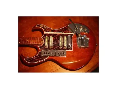 1960s Ibanez 3904 Goldentone "Bull Horn" Double Cutaway Four Pickup with Vibrato