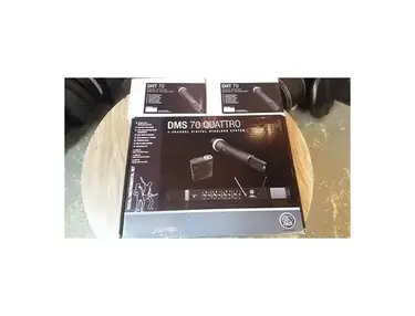 AKG DMS70QR 4-Channel Digital Wireless Receiver Set w/ Dual Vocal Microphones