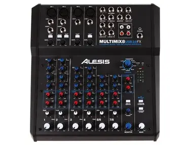 Alesis MultiMix 8 USB 2.0 FX 8-Channel Mixer with Effects