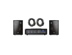 Alesis PA System In A Box 4-Channel Mixer with 280w Passive 10" Speakers and Cables main image