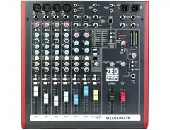 Allen & Heath ZED-60-10FX 10-Channel Mixer w/ 60mm Faders, Effects