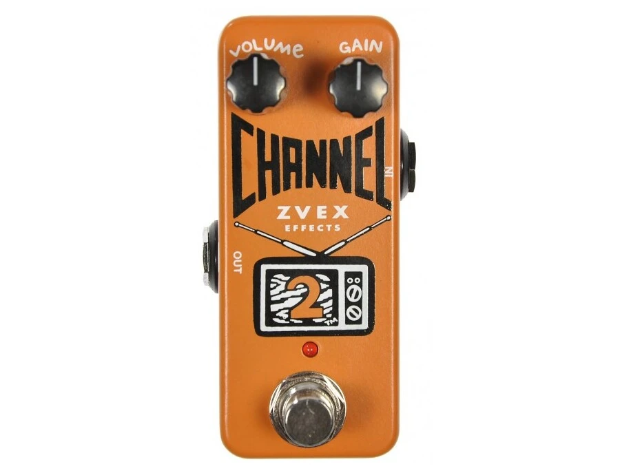ZVEX Channel 2 Boost / Distortion Pedal Channel Two with Button