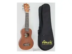 Amahi UK250S Peanut Mahogany Ukulele main image