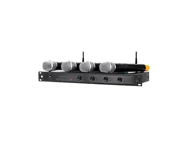 American Audio WU-419V 4-Channel UHF Handheld Wireless Mic System