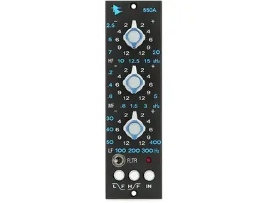 API 550A 500 Series 3-Band Equalizer Module