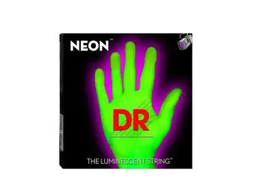 DR Strings Hi-Def Neon Green Electric