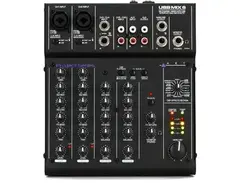 ART USBMIX6 Project Series 6-Channel Mixer with USB Interface main image