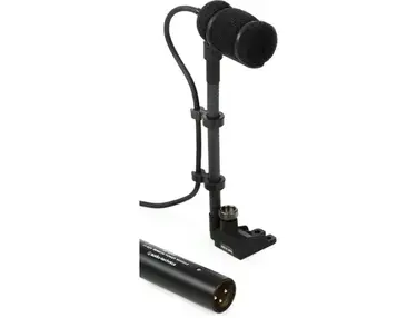 Audio-Technica ATM350S Cardioid Small Diaphragm Condenser Microphone with Surface Mount