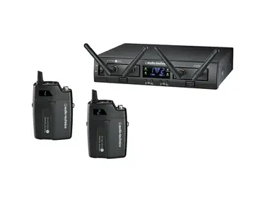 Audio-Technica ATW-1311 System 10 Dual UniPak Wireless Transmitter System